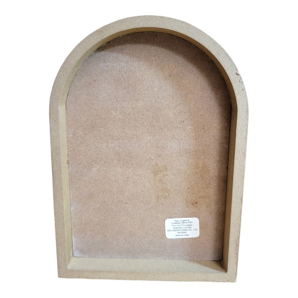NEW "He is Risen" Blue Shadowbox Cross Wooden Home Decor (Size: 7" x 5" x 1.5") - Picture 7 of 7